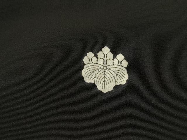 平和屋着物■豪華黒留袖 作家物 群れ鶴地紙花文 暈し染め 金銀彩 正絹 逸品 DABF9111qa