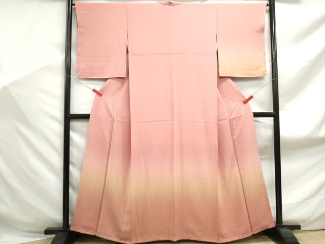 平和屋着物■訪問着 霞文 暈し染め 正絹 逸品 DABF9121qa