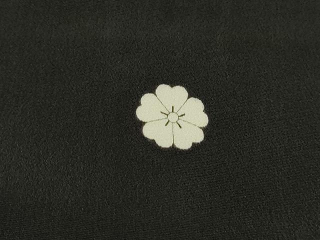平和屋着物■豪華黒留袖 駒刺繍 枝松花鳥文 金彩 正絹 逸品 DABF9131qa