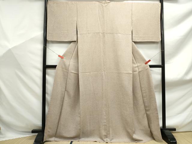 平和屋着物■上質な小紋 幾何学文 正絹 逸品 DABF9139qa