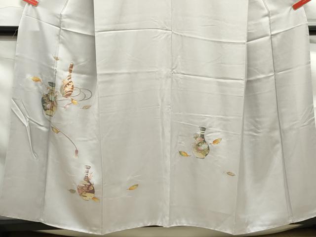 平和屋着物■訪問着 陶器花文 正絹 逸品 DABF9224qa