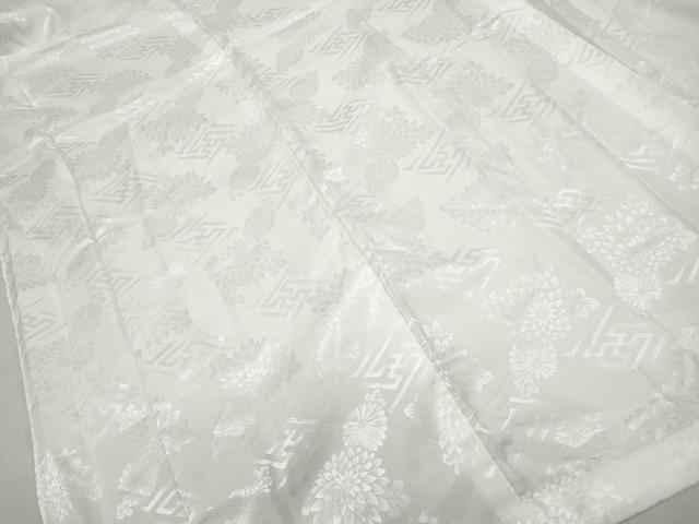平和屋着物■長襦袢 無双仕立て 菊尽くし地紋 洗える着物 DABF9234qa