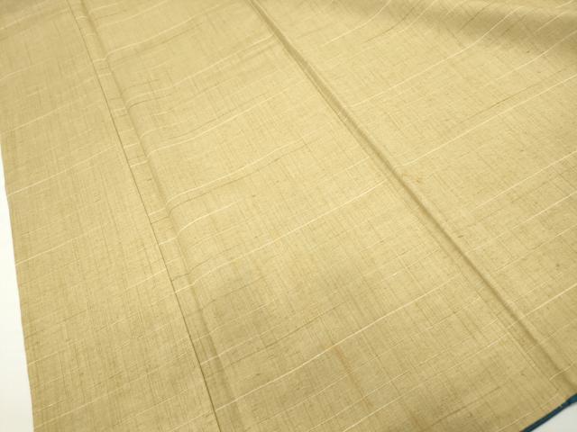 平和屋着物■上質な紬 横段文 正絹 逸品 DABF9254qa