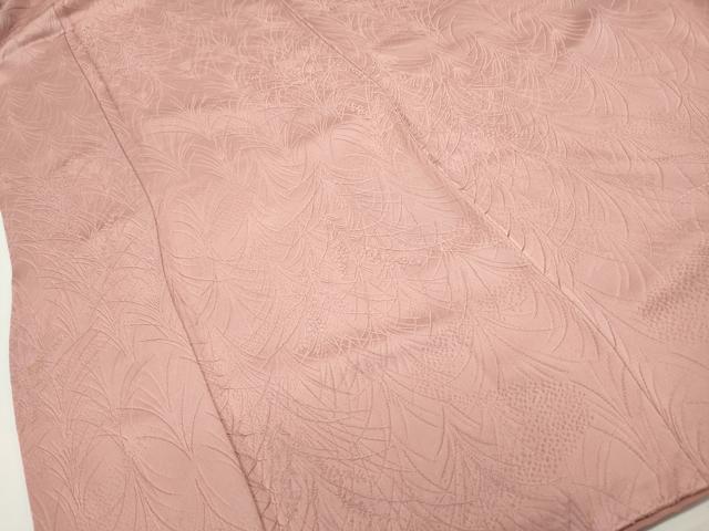 平和屋着物■上質な色無地 芝草地紋 虹色 正絹 逸品 DABF9269qa