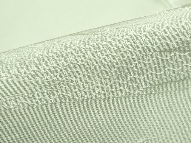 平和屋着物■上質な色無地 霞地紋 夏虫色 正絹 逸品 DABF9299qa