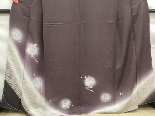 平和屋着物■訪問着 草花文 暈し染め 正絹 逸品 DABF9318qa
