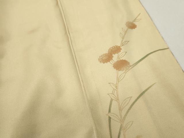 平和屋着物■訪問着 扇面花文 暈し染め 金彩 正絹 逸品 DABF9319qa
