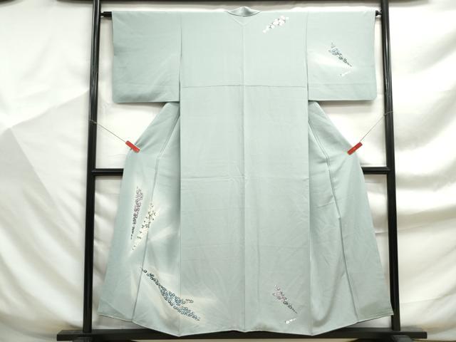 平和屋着物■訪問着 舞花文 暈し染め 健勝苑扱い 正絹 逸品 DABF9326qa
