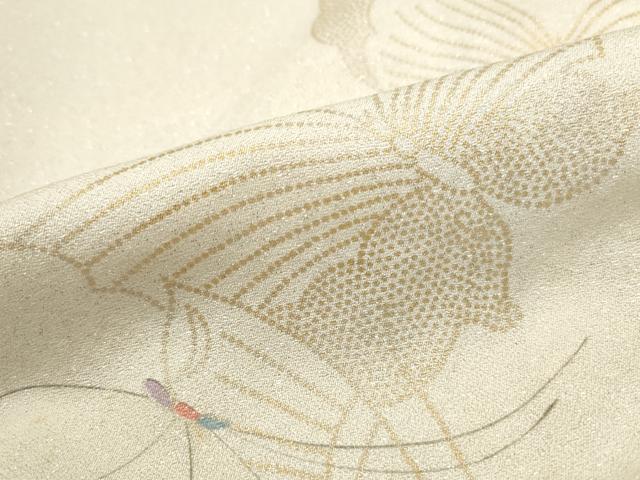 平和屋着物■上質な小紋 舞蝶文 金彩 正絹 逸品 DABF9327qa