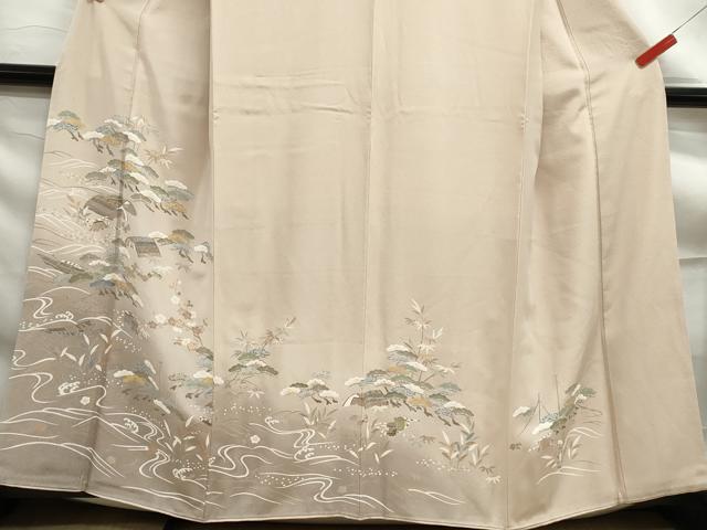 平和屋着物■豪華色留袖 浜松文 松竹梅 暈し染め 金彩 正絹 逸品 DABF9333qa