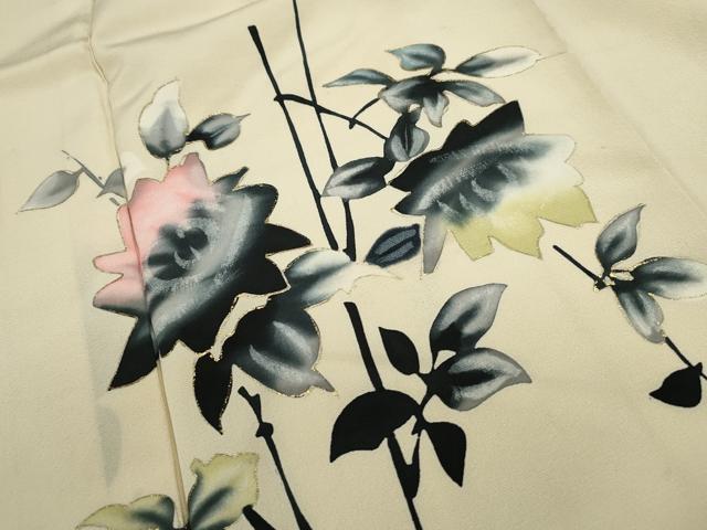 平和屋着物■訪問着 枝花文 金彩 正絹 逸品 DABF9345qa