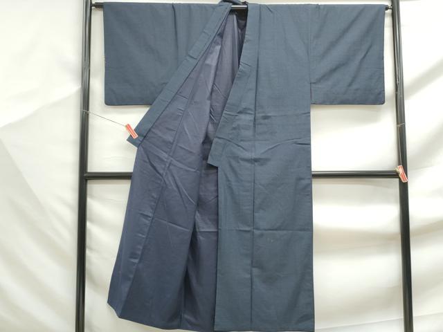 平和屋着物■男性 紬 幾何学文 正絹 逸品 DABF9392qa