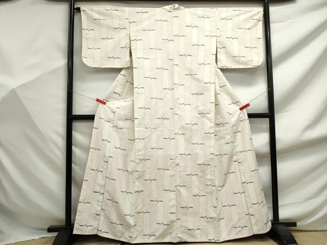 平和屋着物■上質な紬 抽象文 正絹 逸品 DABF9414qa