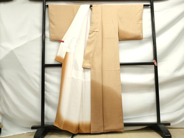 平和屋着物■訪問着 霞文 暈し染め 正絹 逸品 DABF9415qa