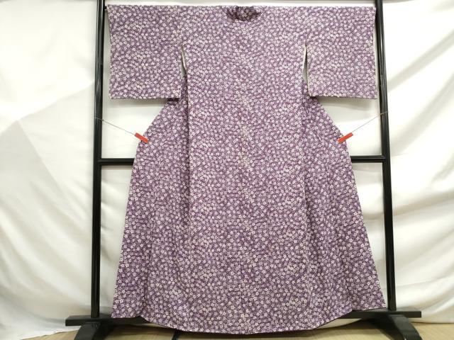 平和屋着物■上質な小紋 小花尽くし 正絹 逸品 DABF9416qa