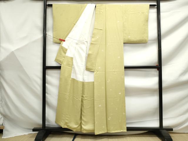 平和屋着物■上質な小紋 舞花文 正絹 逸品 DABF9428qa
