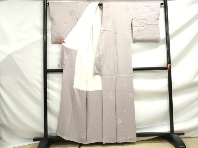 平和屋着物■訪問着 枝松文 金銀糸 正絹 逸品 DABF9453qa