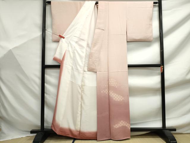 平和屋着物■色留訪問着 立波蜀江花文 暈し染め 正絹 逸品 DABF9454qa