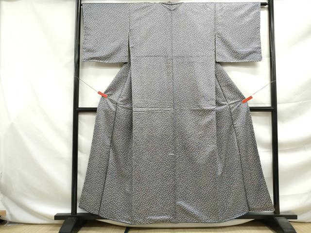 平和屋着物■上質な小紋 小花文 正絹 逸品 DABF9467qa