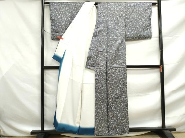 平和屋着物■上質な小紋 小花文 正絹 逸品 DABF9467qa