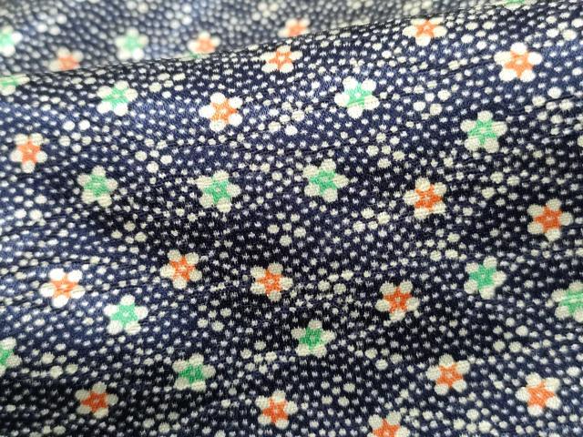 平和屋着物■上質な小紋 小花文 正絹 逸品 DABF9467qa