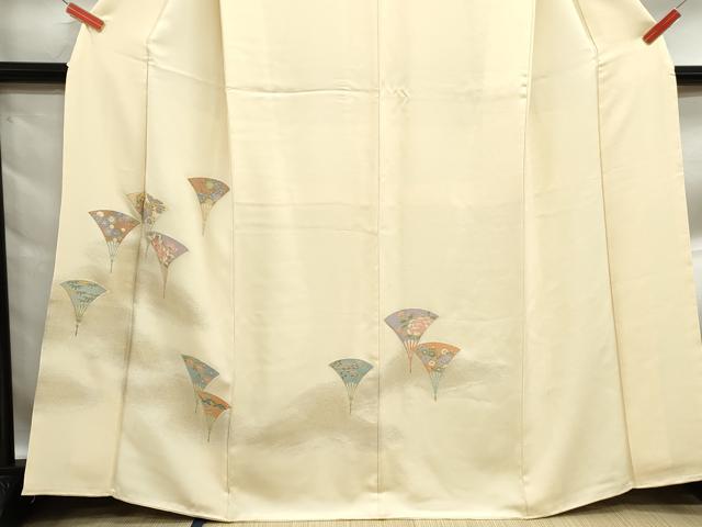 平和屋着物■豪華色留袖 寿光織 檜扇花松文 金糸 やまと誂製 正絹 逸品 DABF9470qa