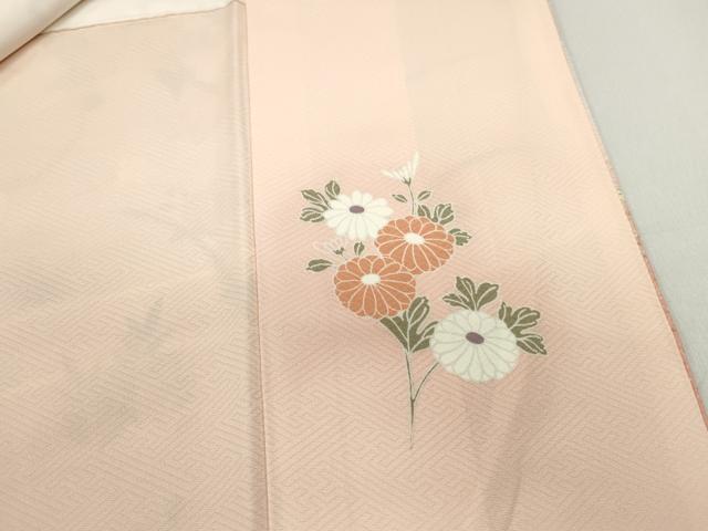 平和屋着物■訪問着 檜扇花文 暈し染め 金彩 正絹 逸品 DABF9477qa