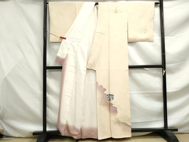 平和屋着物■訪問着 器物花文 暈し染め 金彩 正絹 逸品 DABF9508qa