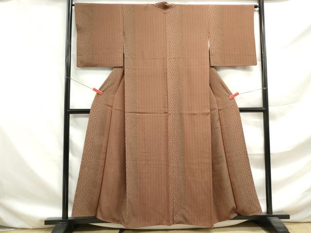 平和屋着物■上質な小紋 舞桜間道 正絹 逸品 DABF9509qa