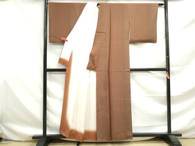平和屋着物■上質な小紋 舞桜間道 正絹 逸品 DABF9509qa