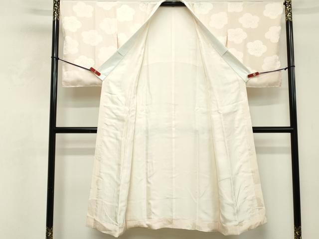 平和屋着物■長襦袢 袷 絞り 舞梅文 正絹 逸品 DABF9538cd