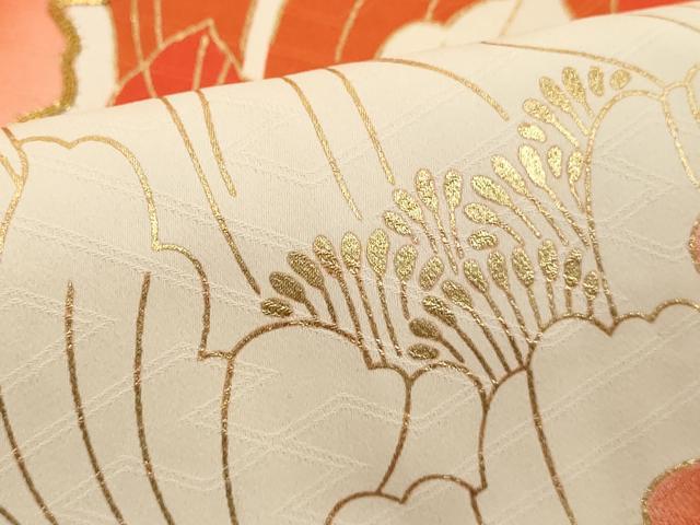 平和屋着物■豪華振袖 駒刺繍 牡丹 金彩 正絹 逸品 DABF9549cd