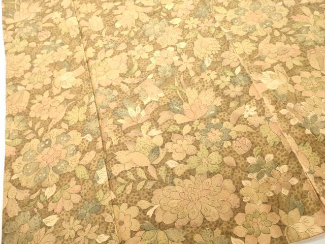 平和屋着物■上質な小紋 舞花文 正絹 逸品 DABF9610cd