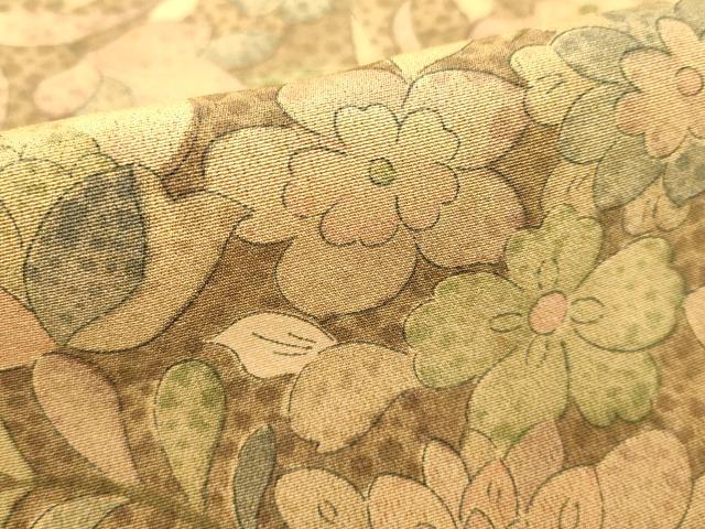 平和屋着物■上質な小紋 舞花文 正絹 逸品 DABF9610cd