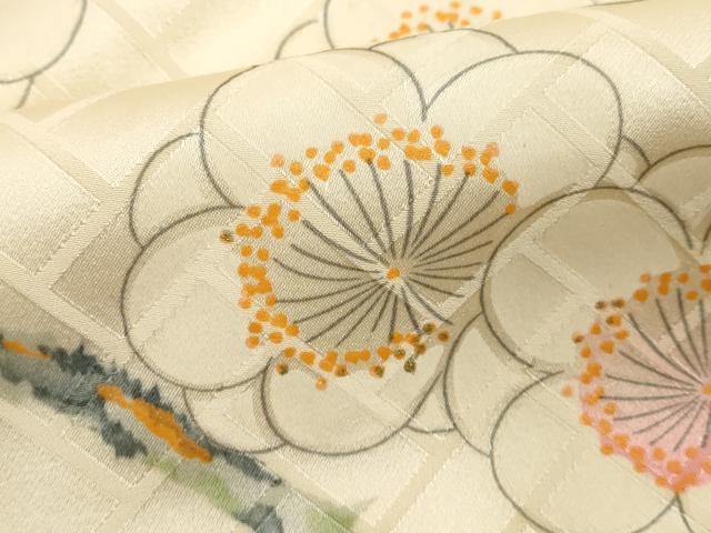 平和屋着物■豪華振袖 駒刺繍 扇面御所車花文 暈し染め 金彩 正絹 逸品 DABF9620cd