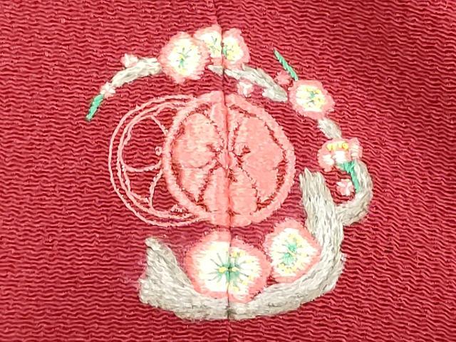 平和屋着物■訪問着 雲重ね文 暈し染め 鬼しぼ縮緬 正絹 逸品 DABF9665cd