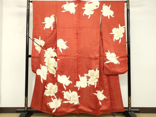 平和屋着物■豪華振袖 駒刺繍 舞花文 金彩 正絹 逸品 DABF9674cd