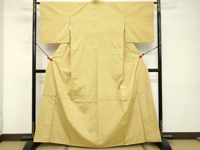 平和屋着物■上質な紬 間道 正絹 逸品 DABF9683cd
