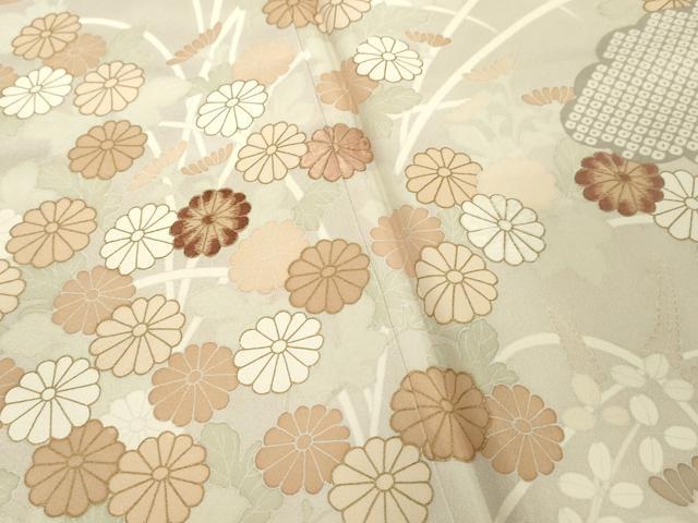 平和屋着物■訪問着 刺繍 雲取り草花文 金彩 そごう百貨店扱い 正絹 逸品 DABF9708cd