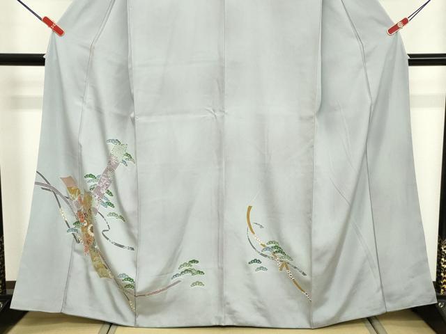 平和屋着物■訪問着 短冊花文 金彩 正絹 逸品 DABF9713cd