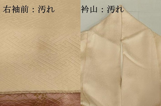 平和屋着物■色留訪問着 総刺繍 絞り 草花文 金銀彩 正絹 逸品 DABF9729cd
