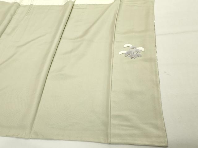 平和屋着物■訪問着 飛鶴松文 暈し染め 金彩 正絹 逸品 未使用 DABF9730cd