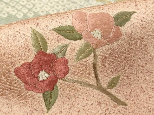 平和屋着物■訪問着 総刺繍 絞り 地紙花文 金彩 正絹 逸品 DABF9732cd