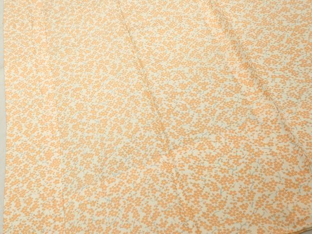 平和屋着物■長襦袢 無双仕立て 枝花文 正絹 逸品 DABF9753cd