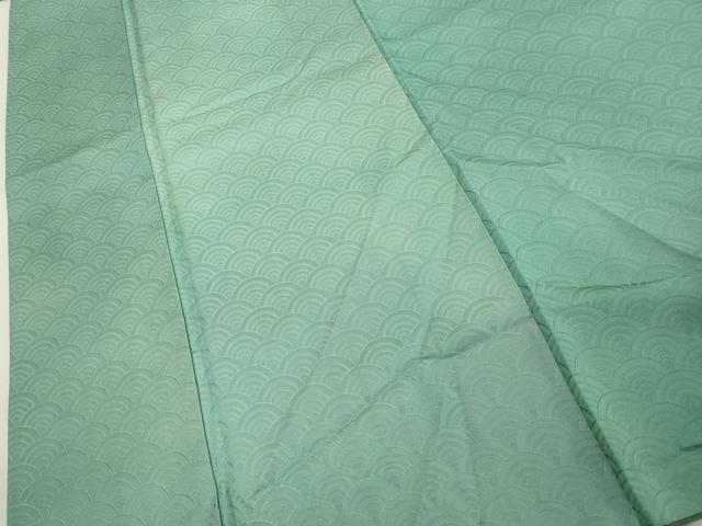 平和屋着物■上質な小紋 青海波地紋 暈し染め 正絹 逸品 DABF9760cd