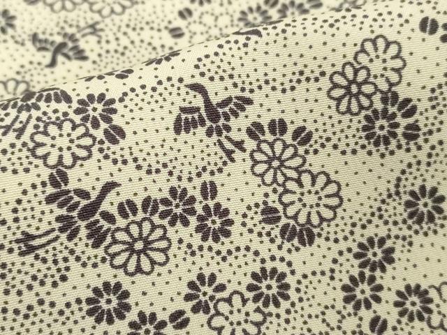 平和屋着物■長襦袢 袷 花鳥文 正絹 逸品 DABF9773cd