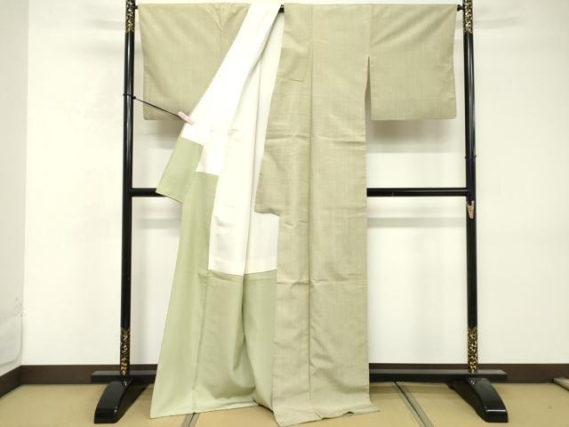 平和屋着物■上質な紬 霞文 ロング丈 正絹 逸品 DABF9782cd