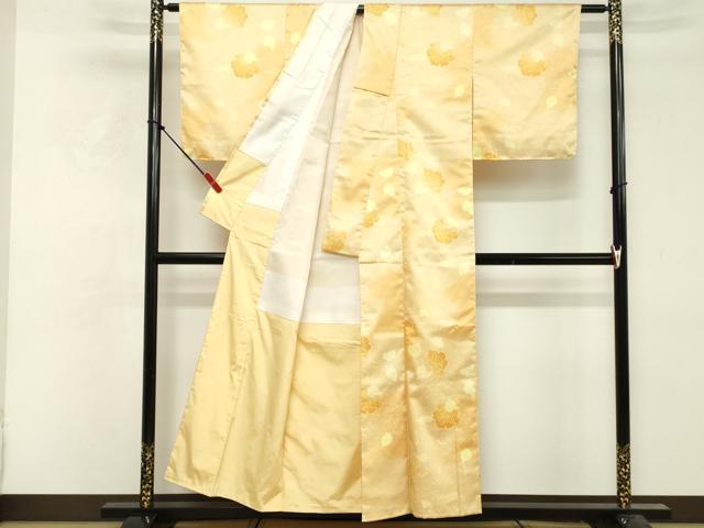平和屋着物■上質な小紋 草花文 暈し染め 洗える着物 未使用 DABF9799cd