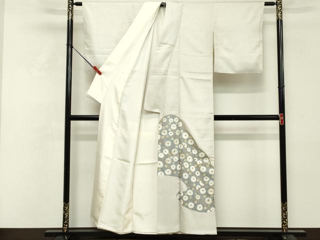 平和屋着物■豪華色留袖 駒刺繍 重ね山花文 銀彩 正絹 逸品 DABF9821cd