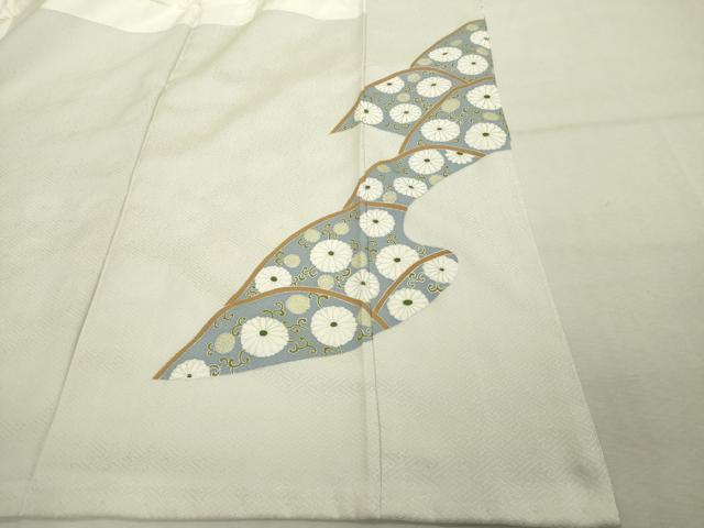 平和屋着物■豪華色留袖 駒刺繍 重ね山花文 銀彩 正絹 逸品 DABF9821cd
